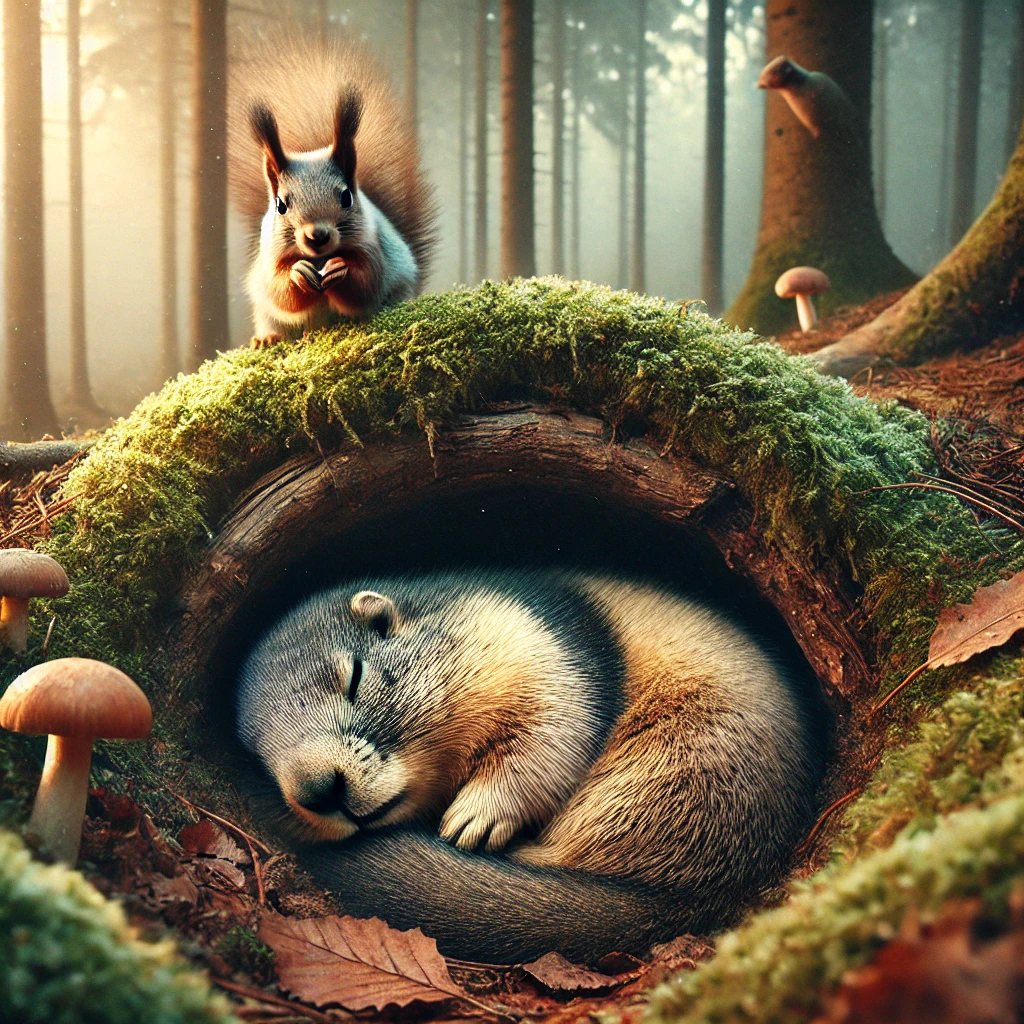 Holmer slaapt even lekker uit