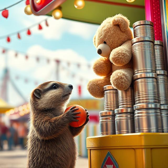 De Holmarmot gaat ballen gooien